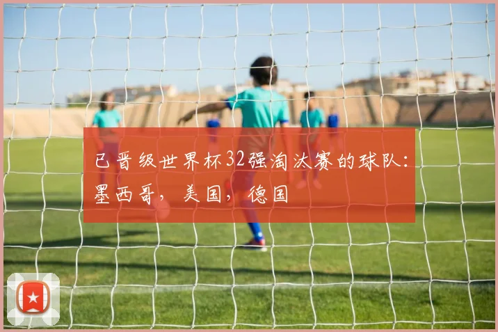 已晋级世界杯32强淘汰赛的球队：墨西哥，美国，德国